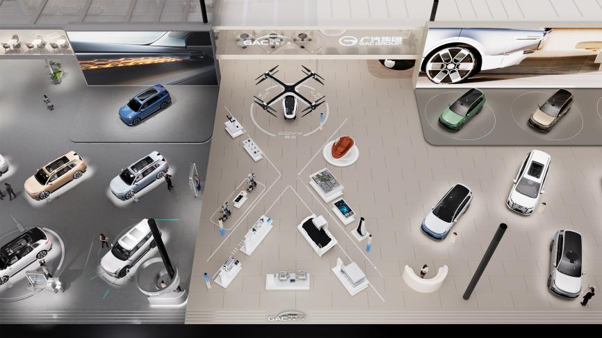 4 2025广州车展广汽展台“科技广汽”展区